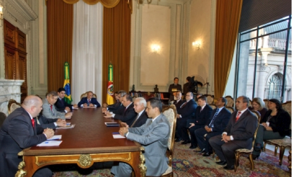 Reuniões e Audiências dentro do Palácio Piratini - Porto Alegre, RS, Brasil. 2011 - 2014.